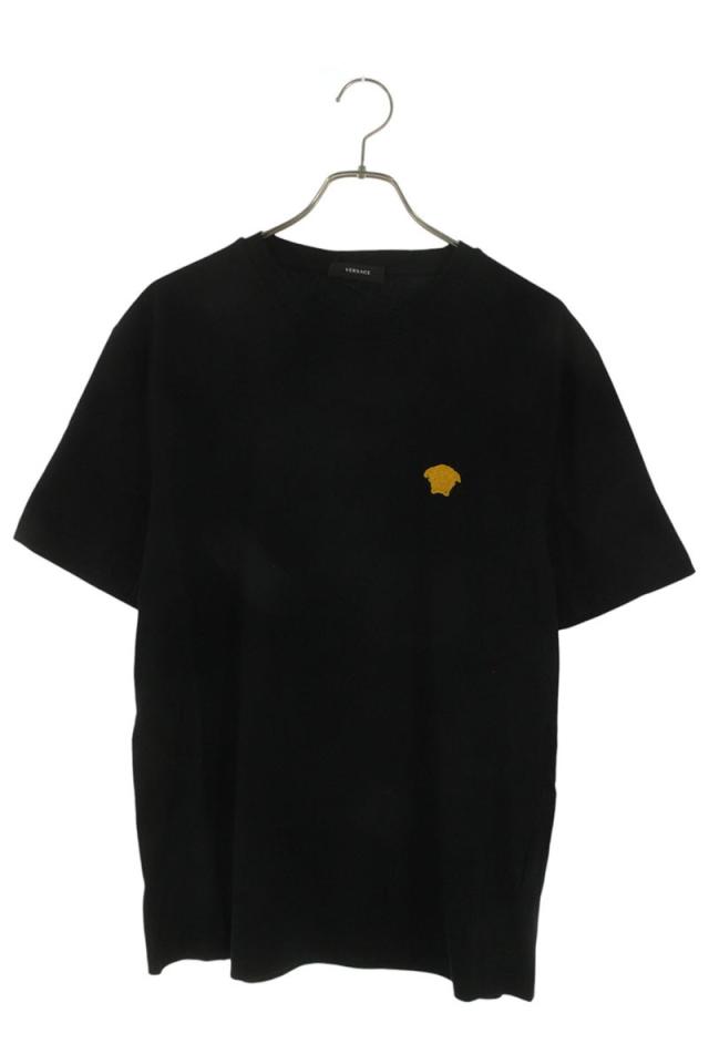 ヴェルサーチェ サイズ:XL  1008481 ロゴ刺繍クルーネックTシャツ 中古 BS99