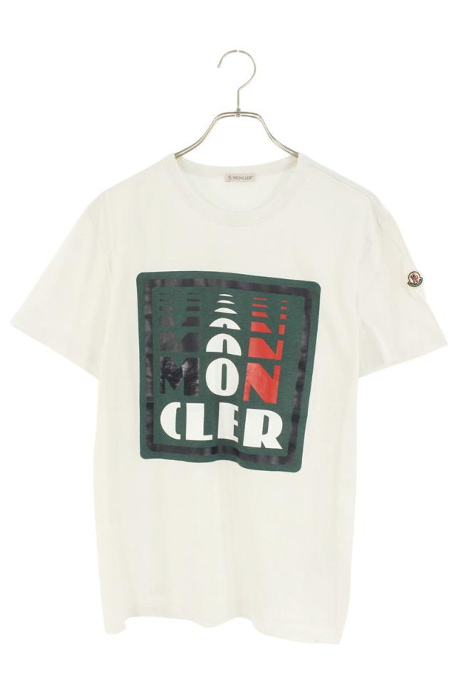 モンクレール サイズ:L  MAGLIA T-SHIRT フロントプリントTシャツ 中古 BS99
