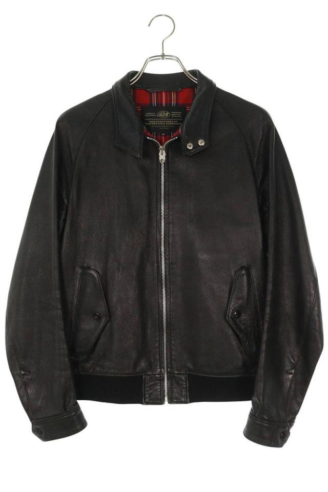 アディクトクローズ サイズ:38  ACV-LJK01 シープスキンハリントンレザージャケット 中古 BS99