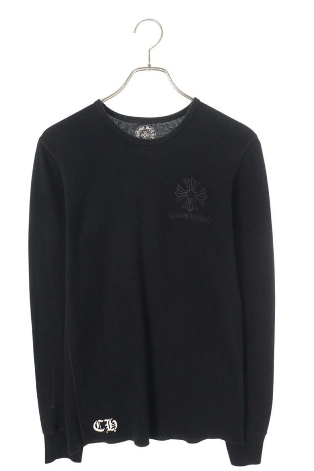 クロムハーツ サイズ:M  Thermal LS バックCHプラスプリントサーマル長袖カットソー 中古 FK04