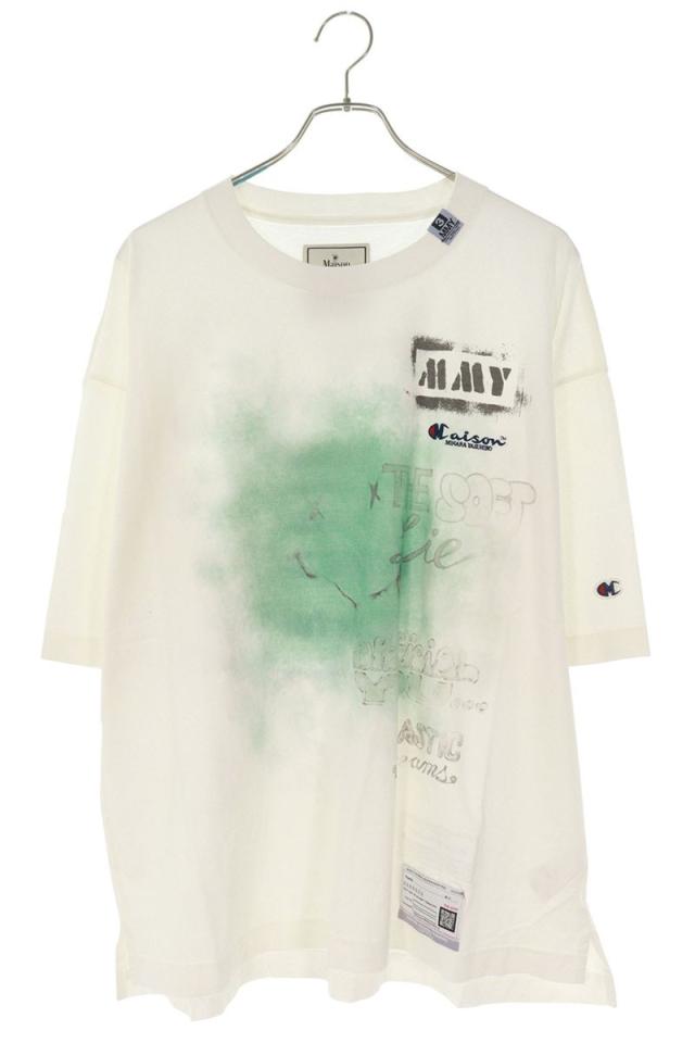 ミハラヤスヒロ サイズ:46  A10TS711 スマイルプリントTシャツ 中古 BS99