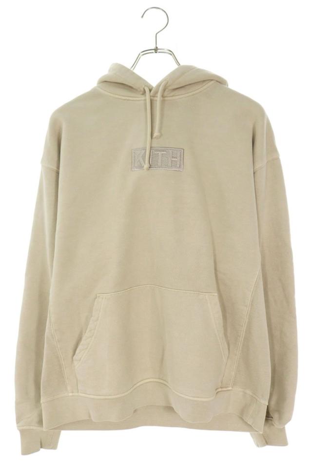 キス サイズ:M ボックスロゴプルオーバーパーカー 中古 BS99