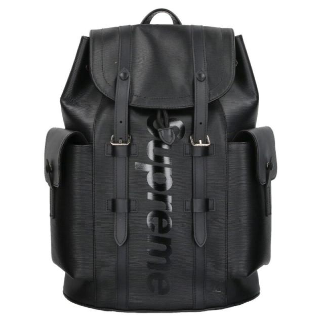 シュプリーム ルイヴィトン   LV Christopher Backpack エピレザークリストファーリュック 中古 SB01