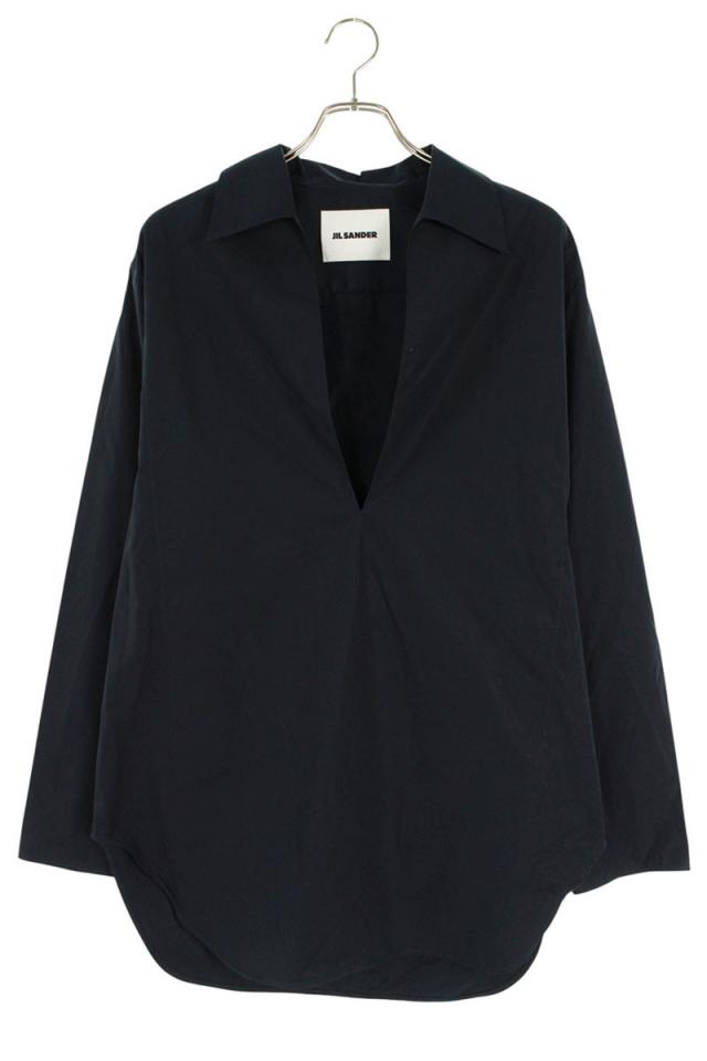 ジルサンダー サイズ:44  JSMU600726 スキッパーオーバーサイズ長袖シャツ 中古 BS99