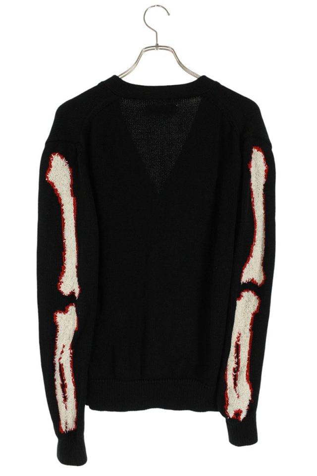 アミリ サイズ:M ロゴボーン刺繍 ニットカーディガン 中古 SB01