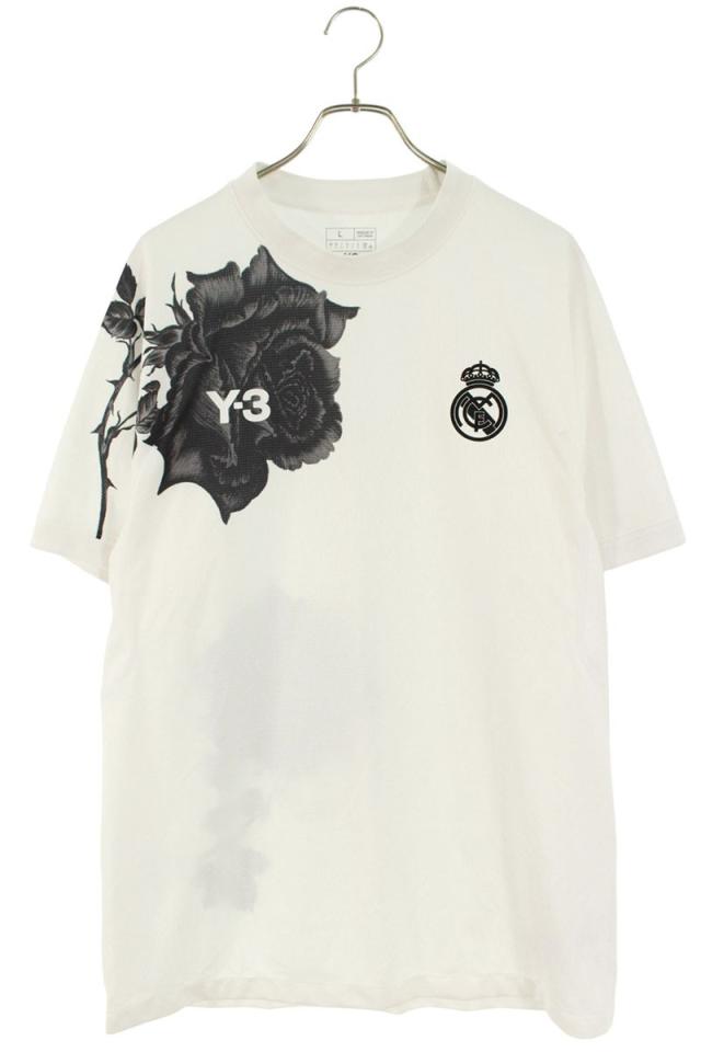 ワイスリー サイズ:L  IS0046 フラワープリントメッシュTシャツ 中古 BS99