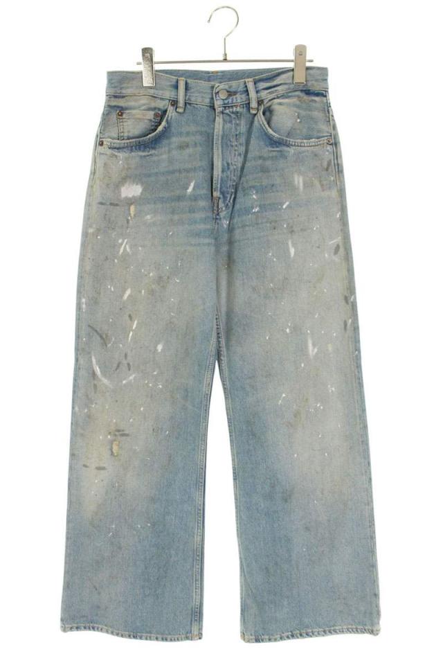 アクネストゥディオズ サイズ:29インチ  2021M Trafalgar ペンキ加工ルーズフィットデニムパンツ 中古 FK04