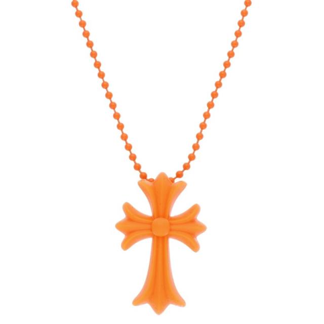 クロムハーツ RUBBER CH CRS SML ラバースモールCHクロス シリコンラバーネックレス 中古 SJ02