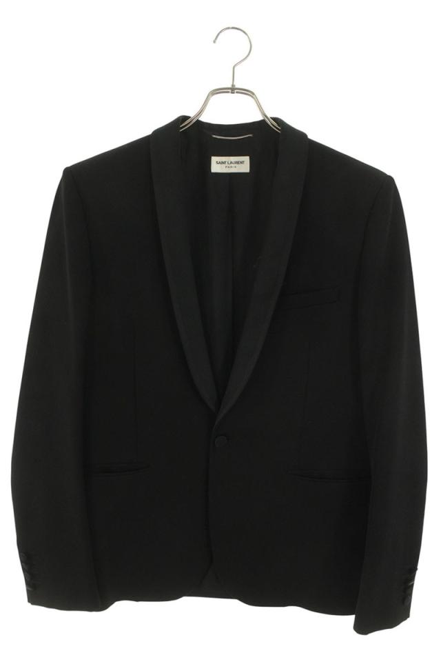 サンローランパリ サイズ:50  509525 Y512W ショールカラー1Bタキシードテーラードジャケット 中古 BS99
