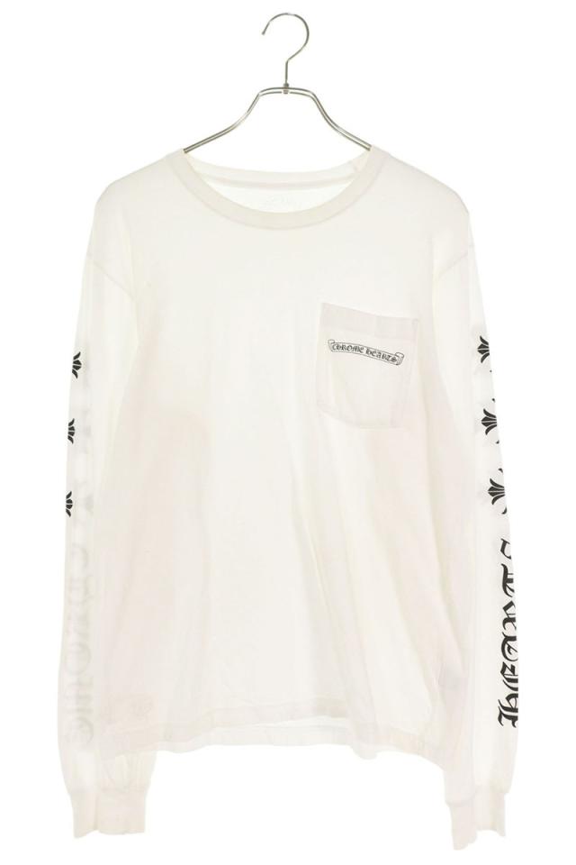 クロムハーツ サイズ:M  CH L S   アームプリント長袖カットソー 中古 SS07