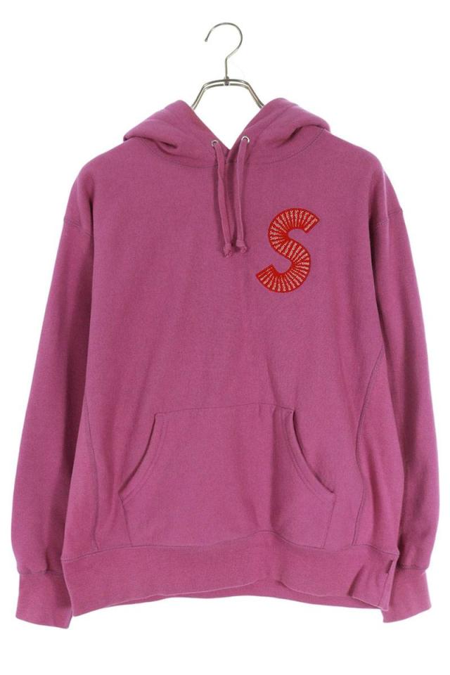 シュプリーム サイズ:S  20AW  S Logo Hooded Sweatshirt Sロゴプルオーバーパーカー 中古 OM10