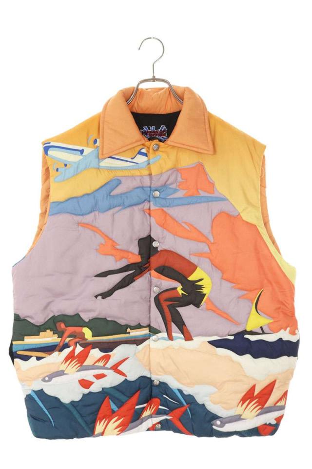 ハウスオブエラーズ サイズ:XL グラフィックモチーフダウンベスト 中古 BS99