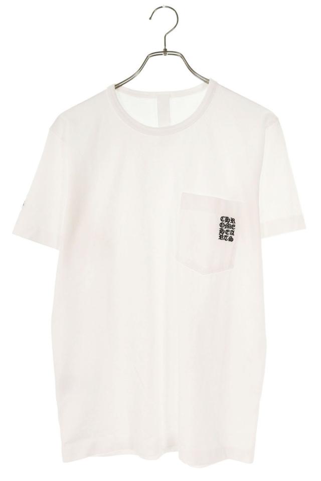 クロムハーツ サイズ:S  Y NOT 胸ポケットロゴ刺繍Tシャツ 中古 SJ02 クロムハーツ サイズ:S Y NOT 胸ポケットロゴ刺繍Tシャツ 中古 SJ02