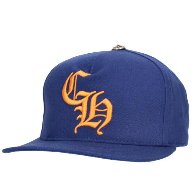 クロムハーツ   CH HAT CH刺繍ベースボールキャップ帽子 中古 SJ02