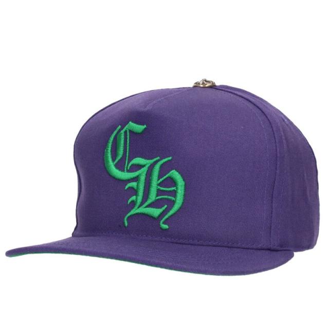 クロムハーツ サイズ:FREE  6 PANEL ON FIELD BSBL CAP CH刺繍ベースボールキャップ 中古 GZ11