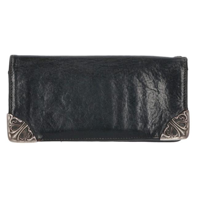 クロムハーツ   LNG SNGL FLD TIPS シングルフォールド レザーウォレット財布 中古 SS07