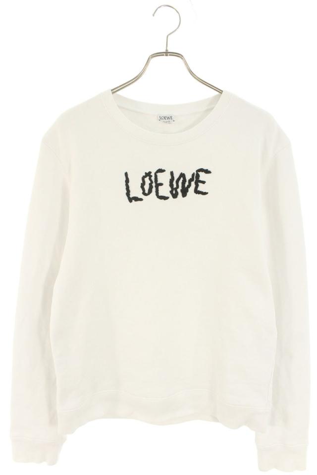 ロエベ サイズ:L  H526Y24J11 ロゴ刺繍スウェット 中古 SS13