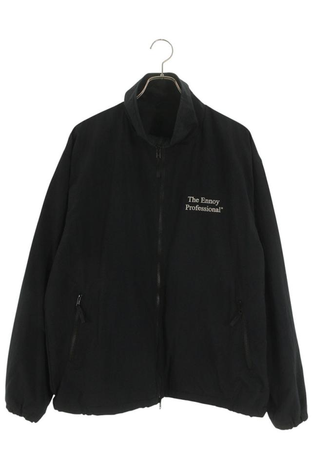エンノイ サイズ:L  23AW  AW23BRENJK02LP ロゴ刺繍トラックジャケットブルゾン 中古 BS99