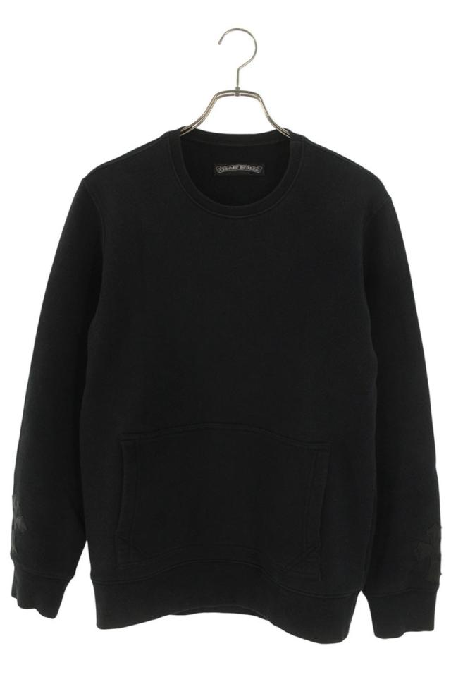 クロムハーツ サイズ:SM（JVP) 袖クロスパッチスウェット 中古 SS07