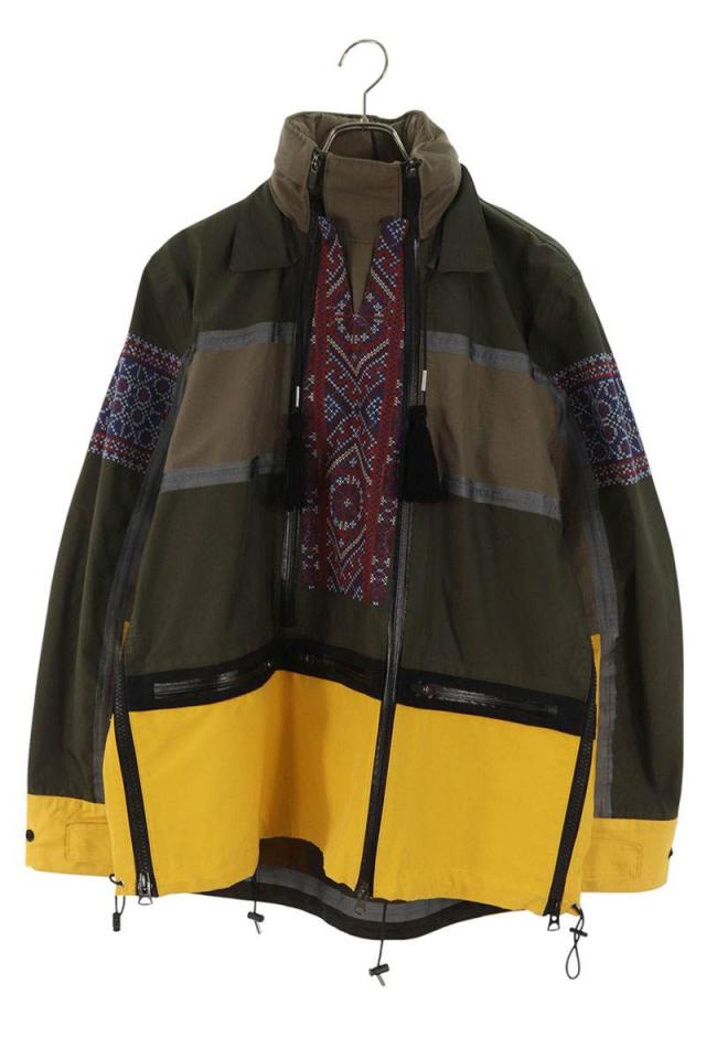 サカイ サイズ:2  22-02755M エンブロイダリーナイロンブルゾン 中古 BS99