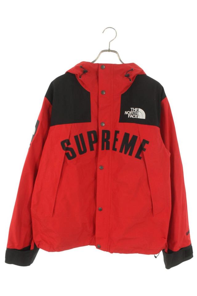 シュプリーム  ノースフェイス サイズ:L  19SS  The North Arc Logo Mountain Parka アーチロゴマウンテンパーカーブルゾン 中古 OM10