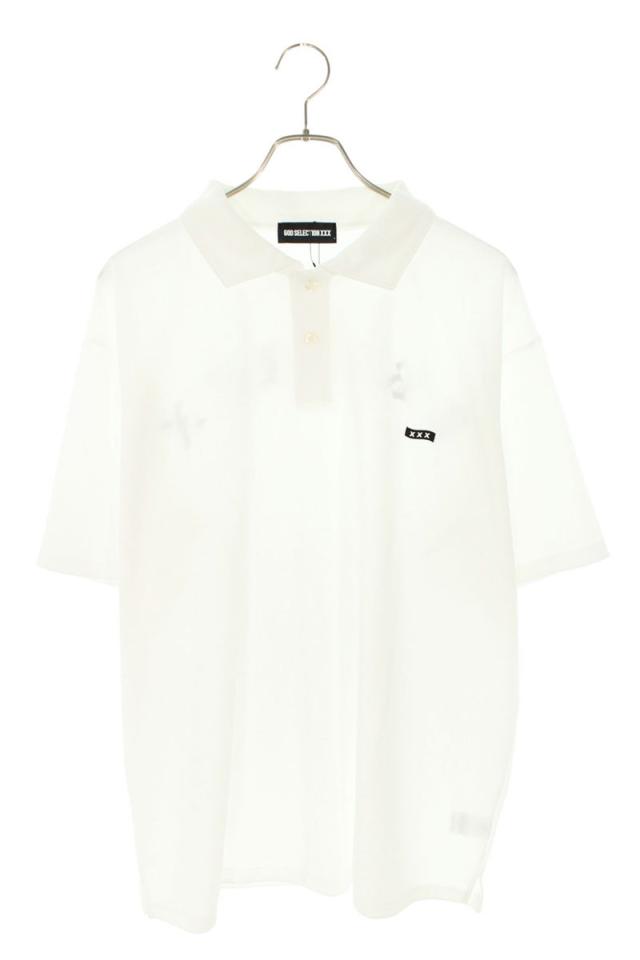 ゴッドセレクショントリプルエックス サイズ:XL  25SS  GX-S25-CS-01 ロゴデザイン半袖ポロシャツ 中古 BS99