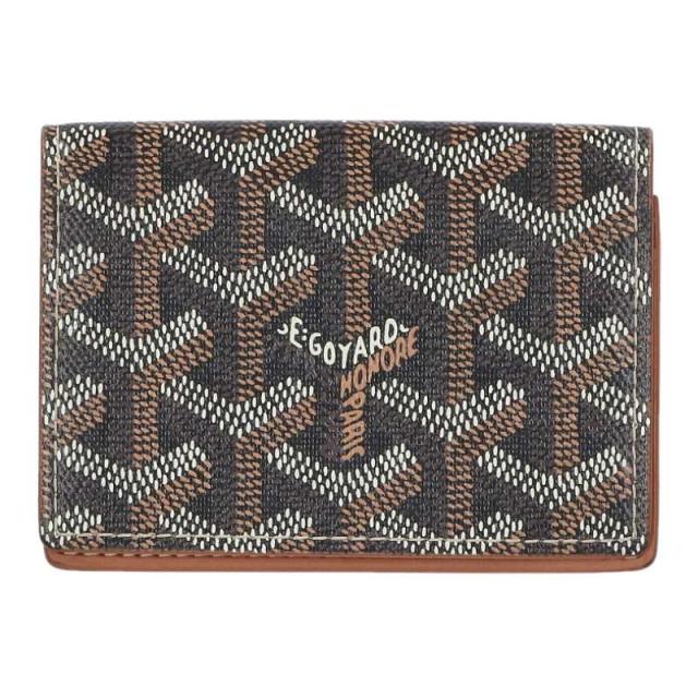 ゴヤール   マルゼルブ ヘリンボーンカードケース 中古 FK04