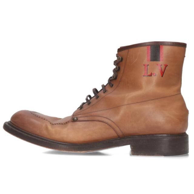 ルイヴィトン サイズ:8.5 LVプリントレザーブーツ 中古 BS99