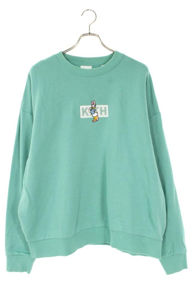 キス サイズ:XL  Daisy Duck Classic Logo Crewneck キャラクター刺繍スウェット 中古 BS99