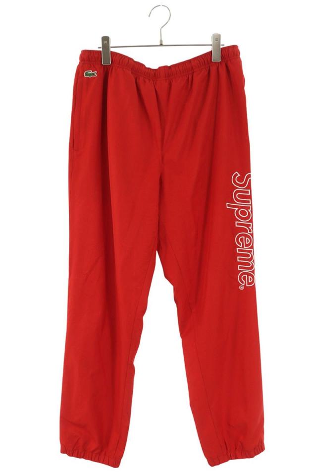 シュプリーム  ラコステ サイズ:M  17SS  Track Pant ロゴトラックロングパンツ 中古 BS99