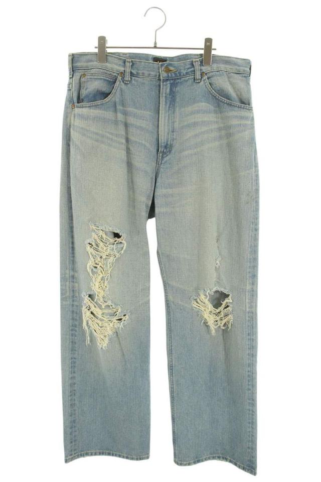 リー  ビームス サイズ:36インチ  LB0624 クラッシュ加工デニムパンツ 中古 BS99