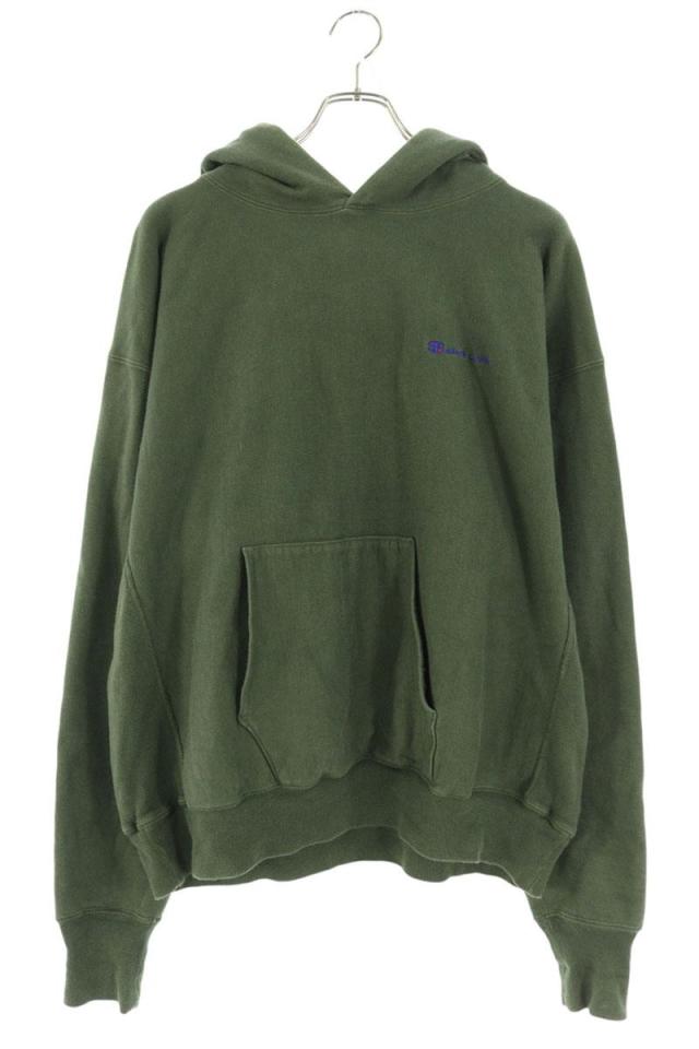 セントマイケル サイズ:L  SM-A23-0000-029 ロゴ刺繍プルオーバーパーカー 中古 FK04