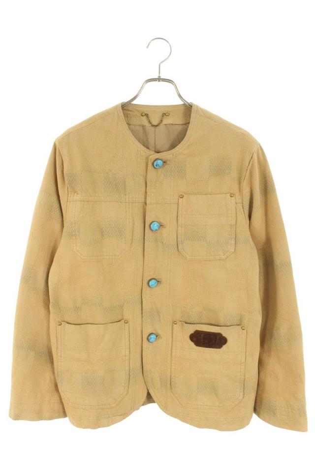 ルイヴィトン サイズ:46  RM242M MKD HRB61W ダミエチェックカラーレスジャケットブルゾン 中古 OM10