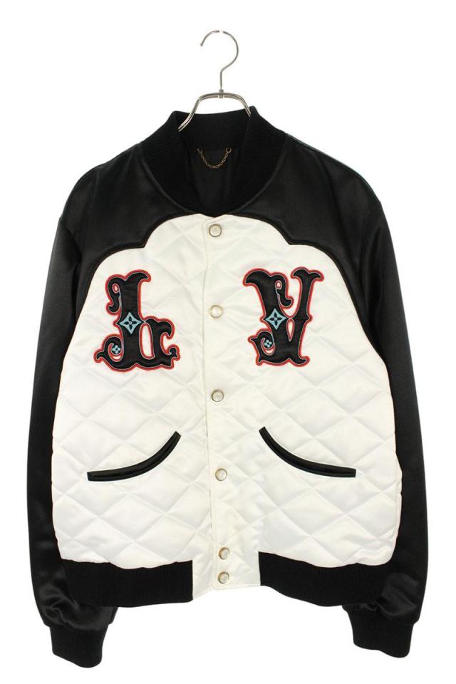 ルイヴィトン サイズ:54  RM242M MDM HRB75E バイカラー サテン ボンバージャケットブルゾン 中古 SS13