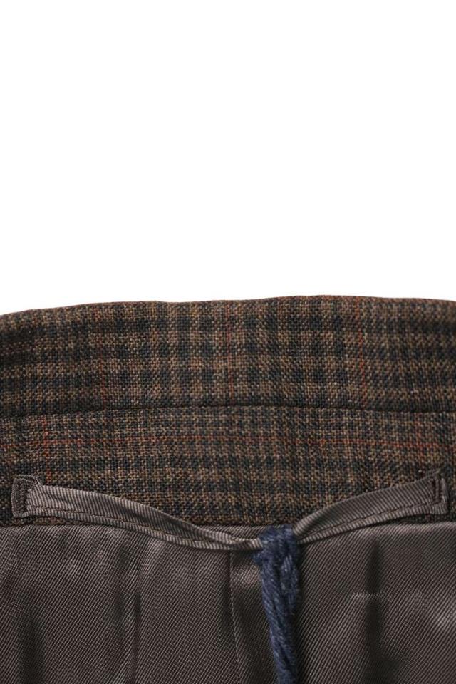 プラダ サイズ:46/48  UGM169 UP0178 グレンチェックセットアップジャケットパンツスーツ 中古 SB01