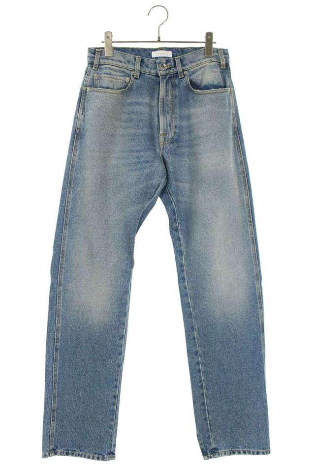 1989スタジオ サイズ:28  SS24.49 バックレザー切替デニムパンツ 中古 BS99