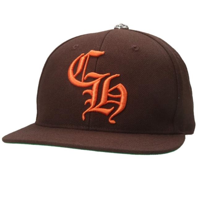 クロムハーツ サイズ:ONE SIZE  CH HAT CH刺繍クロスパッチベースボールキャップ 中古 SJ02