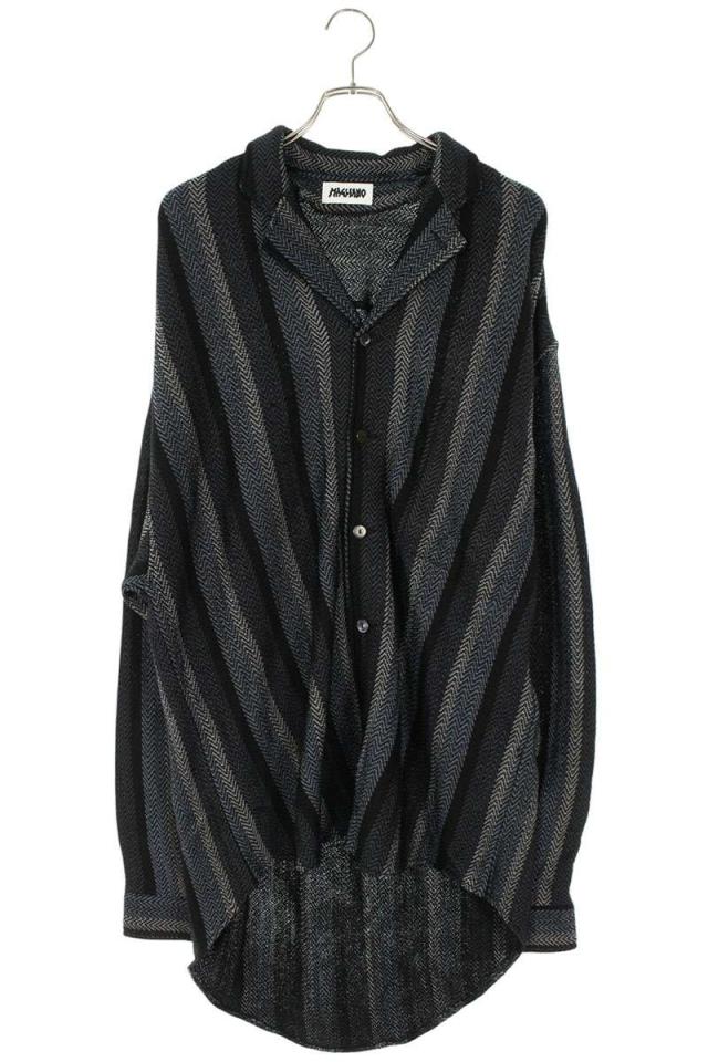 マリアーノ サイズ:S  I582055 89 ストライプニット長袖シャツ 中古 BS99