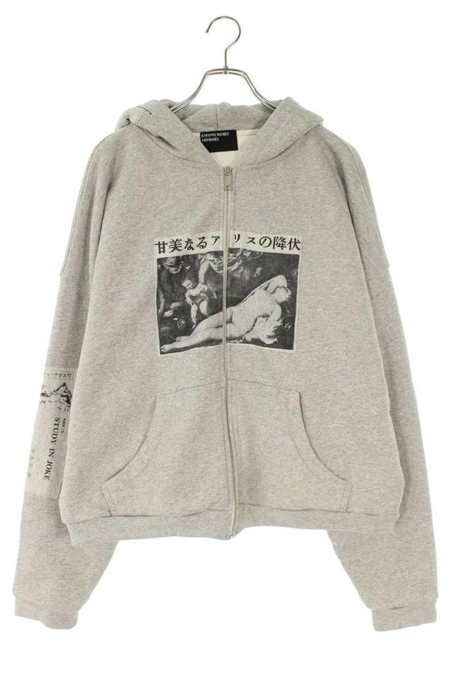 アンファンリッチデプリメ サイズ:M  20466 ワッペンデザインジップアップパーカー 中古 SB01