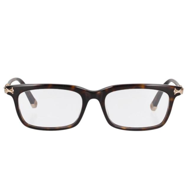 クロムハーツ サイズ:54□18 148  FUN HATCH-A クロステンプルスクエアフレームサングラス 中古 GZ11