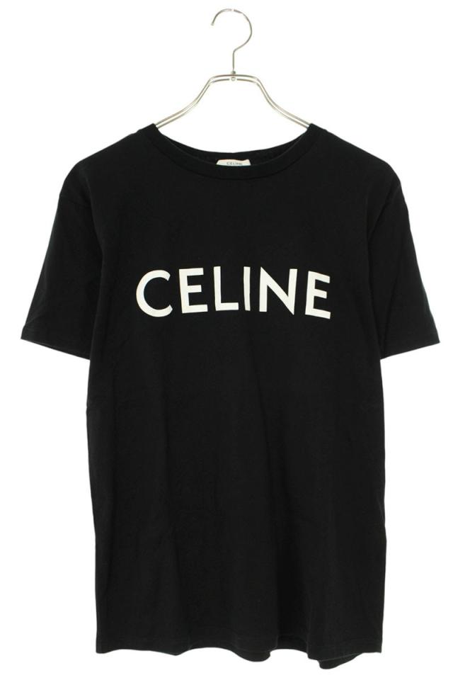 セリーヌ サイズ:XXS  2X764671Q ロゴプリントルーズフィットTシャツ 中古 SB01