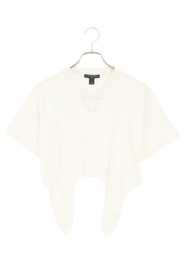 ルイヴィトン サイズ:S  23SS  RW231J UOL FOTS15 ネックチェーン付きデザインTシャツ 中古 BS99