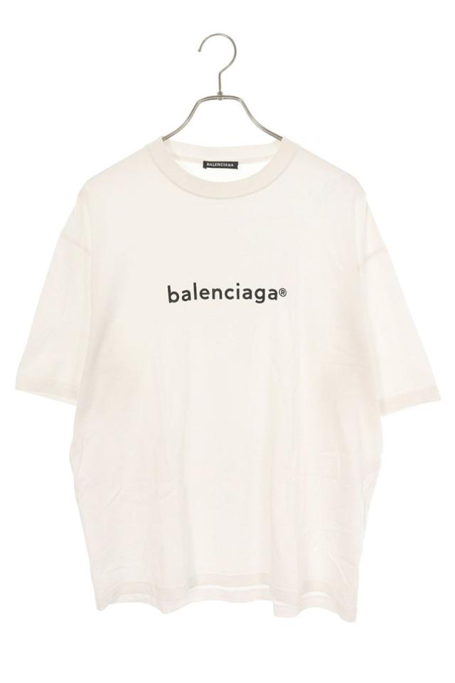バレンシアガ サイズ:XS  612966 TIV54 コピーライトロゴTシャツ 中古 BS99