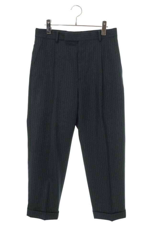 ワコマリア サイズ:S ラメピンストライプ スラックスロングパンツ 中古 BS99