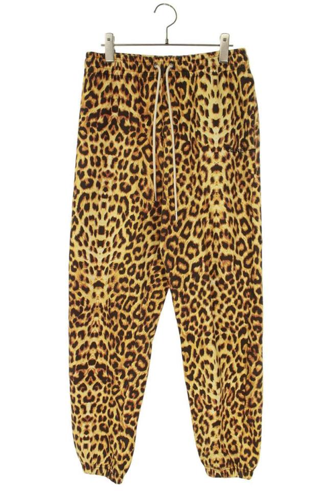 セリーヌ サイズ:M  2Z031519M レオパードスウェットロングパンツ 中古 BS99