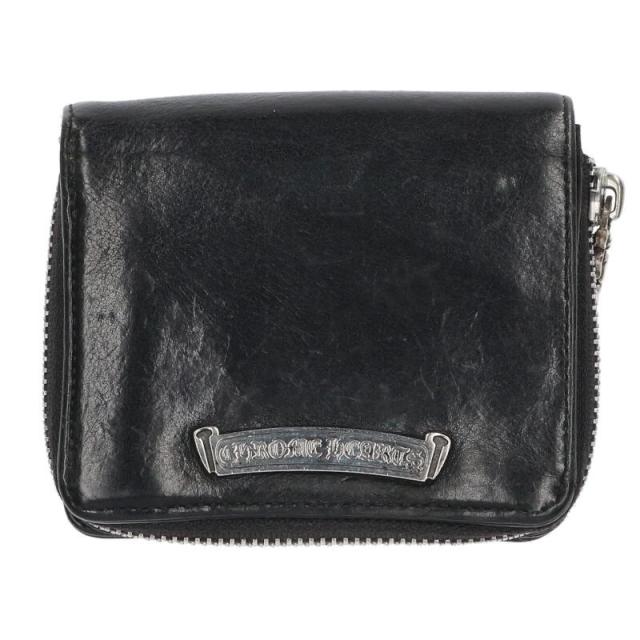 クロムハーツ   SQ ZIP BILL スクエアジップビル レザーウォレット財布 中古 GZ11