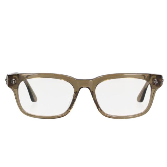 クロムハーツ サイズ:54□19-149  VAGILANTE CHプラステンプルウェリントン眼鏡眼鏡 中古 SS07