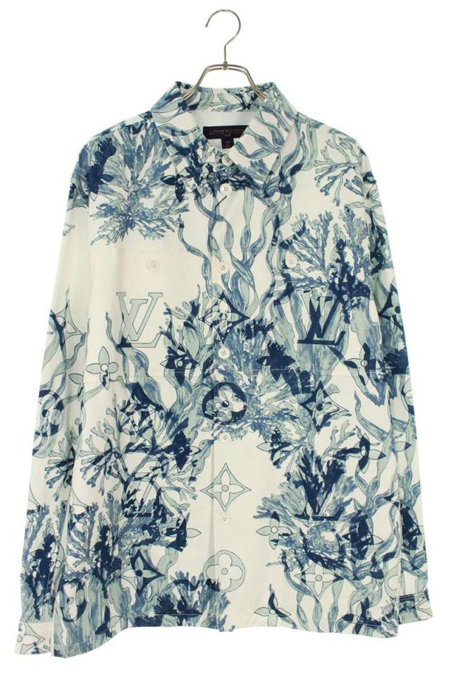 ルイヴィトン サイズ:XL  RM232M 26 HPB25W LVロゴプリンテッドブルゾン 中古 SB01