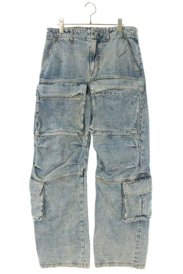 エンタイアスタジオ サイズ:S  HEAVY DENIM CARGO PANTS ヘビーカーゴデニムパンツ 中古 OM10