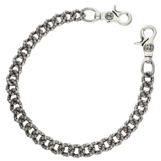 クロムハーツ サイズ:ロング  XFANCY LONG-2 2クリップロングエクストラファンシー シルバーウォレットチェーン 中古 SJ02